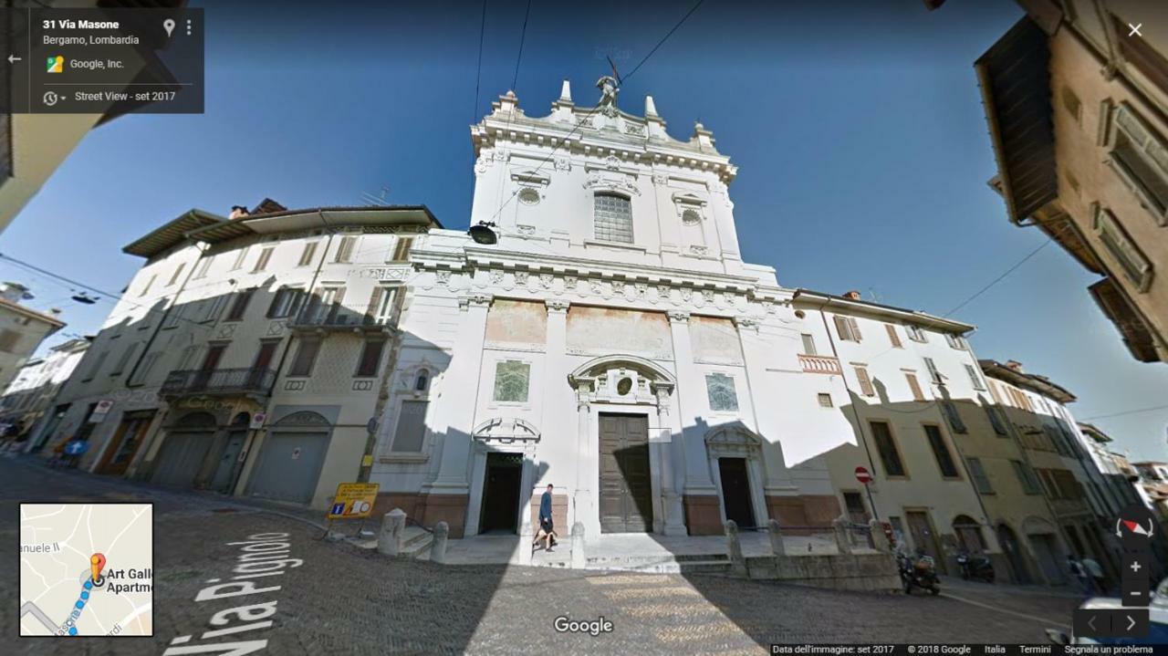 Art Gallery Suite Bergamo Bagian luar foto
